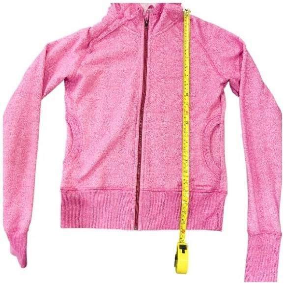 Women’s Pink Patagonia Cloud Stack Full Zip Hoodie Heathered Fleece size medium - Picture 7 of 13